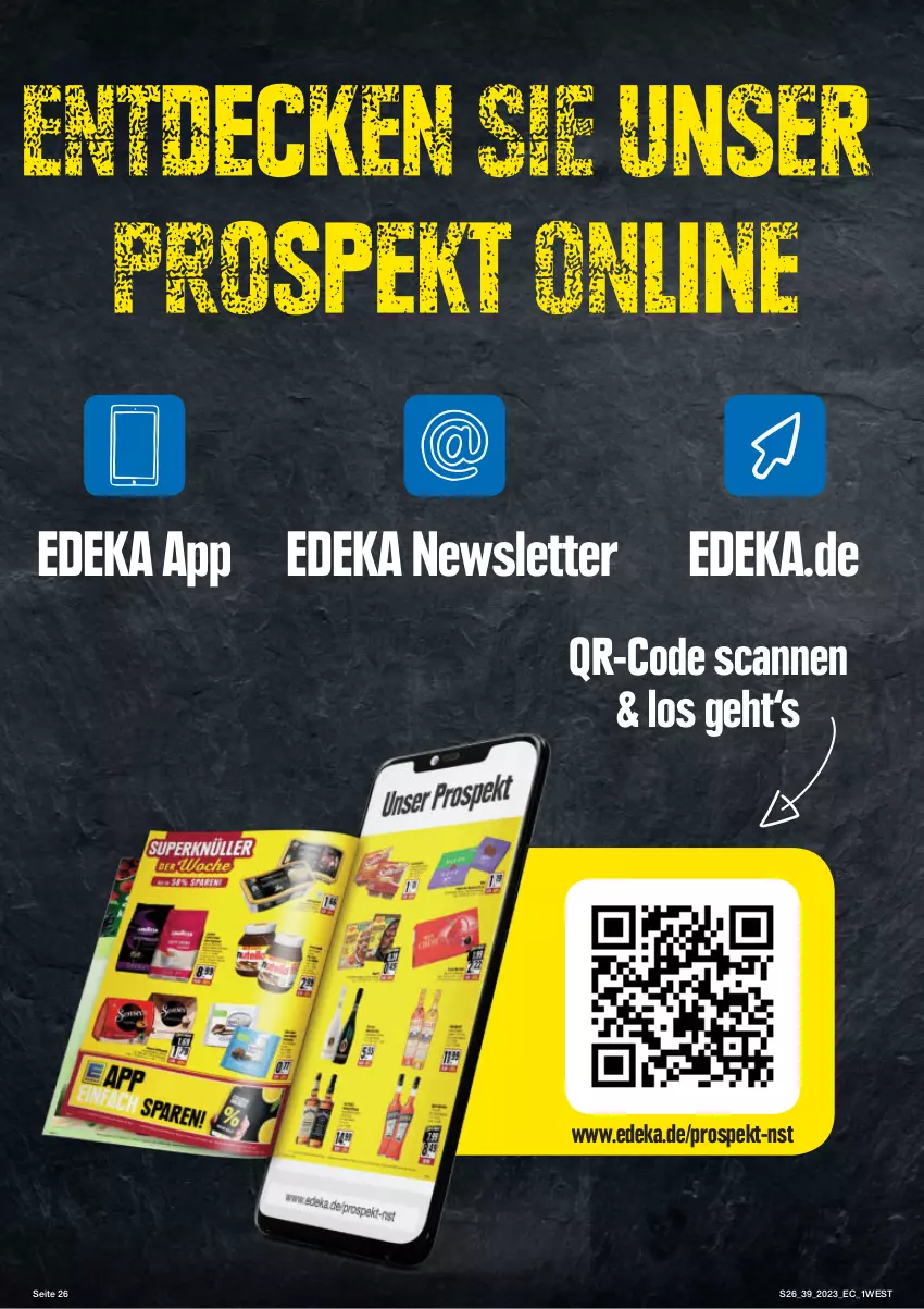 Aktueller Prospekt Edeka - Angebote der Woche - von 25.09 bis 30.09.2023 - strona 26 - produkty: deka