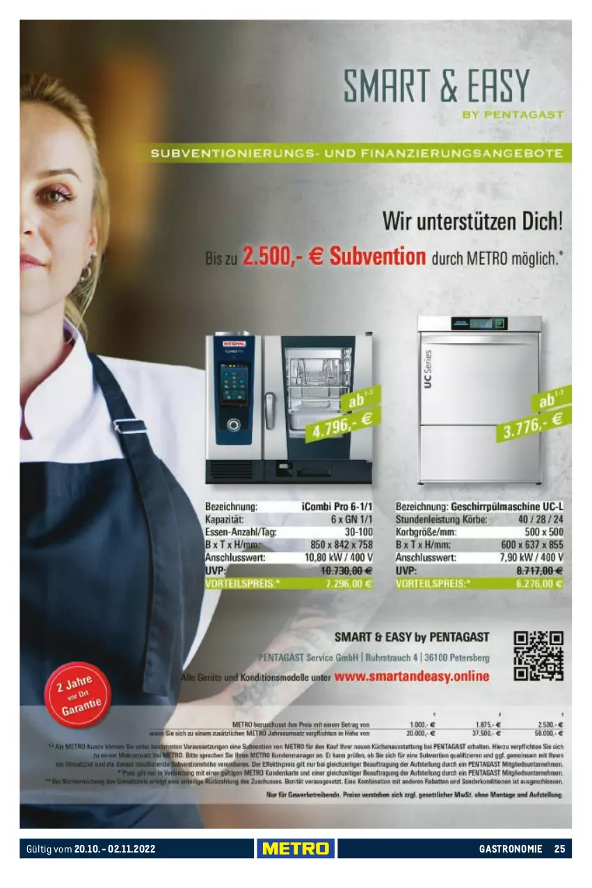 Aktueller Prospekt Metro - GastroJournal - von 20.10 bis 02.11.2022 - strona 25 - produkty: Ti