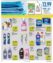 Gazetka promocyjna Diska - Prospekte - Gazetka - ważna od 09.04 do 09.04.2022 - strona 13 - produkty: apfel, ariel, bio, biozidprodukte, Blüte, bürste, creme, Dr. Best, duschgel, Finish, flasche, geschirr, geschirrspülmittel, gin, Glade, Odol, Odol-med 3, pril, Rauch, reiniger, rwe, sagrotan, shampoo, sprühflasche, spülmittel, Ti, vollwaschmittel, waschmittel, weck, zahnbürste