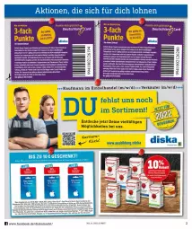 Gazetka promocyjna Diska - Prospekte - Gazetka - ważna od 09.04 do 09.04.2022 - strona 2 - produkty: angebot, Apple, arlo, auto, buch, coupon, decke, deka, deutschlandcard, erde, guthabenkarte, gutschein, kraft, LG, Mett, ritter, rwe, Sushi, tee, telefon, Ti, tisch, usb