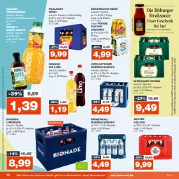 Gazetka promocyjna Real - Gazetka - ważna od 23.09 do 23.09.2023 - strona 16 - produkty: Alwa, bio, bionade, bitburger, burger, desperados, eis, flasche, frucht, fruchtsaft, gerolsteine, gerolsteiner, glasflasche, granini, granini die limo, Hohes C, limo, limonade, mineralwasser, nuss, Paula, paulaner, Peroni, reis, saft, Spezi, steiner, Ti, wasser, ZTE