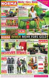 Gazetka promocyjna Norma - Norma - Gazetka - ważna od 10.04 do 10.04.2023 - strona 1 - produkty: basilikum, Bebe, blume, blumen, decke, eis, elle, Fleecejacke, Garten, gartenmöbel, gartentisch, gin, hose, Jacke, kissen, kräuter, LG, Liege, minze, möbel, natur, orange, passend für alle, petersilie, pflanze, pflanzen, Pflanzkasten, pril, reis, rosmarin, rückenlehne, schnittlauch, schuhe, sitzkissen, sonnenliege, Tasche, taschen, Ti, Tipi, tisch, tischdecke, topf, uhr, und gemüse, Untersetzer, wasser, wassertank, ZTE