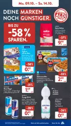 Gazetka promocyjna AldiSud - NÄCHSTE WOCHE - Gazetka - ważna od 14.10 do 14.10.2023 - strona 7 - produkty: à la bordelaise, aldi, bohne, bordelaise, caffè crema, classico, drink, eis, energy drink, erfrischungsgetränk, filet, fisch, fische, Fischer, flasche, gerolsteine, gerolsteiner, getränk, iglo, joghur, joghurt, joghurt mit der ecke, knoppers, kokos, lavazza, lavazza ganze bohne, mandel, Müller, nuss, red bull, reis, riegel, Schere, schlemmerfilet, steiner, Ti, ZTE