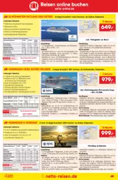 Gazetka promocyjna Netto Marken-Discount - Filial-Angebote - Gazetka - ważna od 21.01 do 21.01.2023 - strona 48 - produkty: alkohol, asti, balkonkabine, bett, Betten, buch, cin, decke, dusche, eier, eis, elle, ente, erde, fanta, fenster, getränk, getränke, Glastür, kaffee, kreuzfahrten, LG, Persona, pool, reis, reiseveranstalter, Ria, rwe, Sport, tee, telefon, Thea, Ti, uhr, Whirlpool