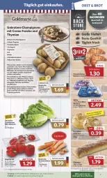 Gazetka promocyjna Combi - Prospekte - Gazetka - ważna od 12.08 do 12.08.2023 - strona 3 - produkty: angebot, angebote, Anrichte, auer, backwaren, beutel, bier, Biere, braten, brot, brötchen, butter, champignon, champignons, ciabatta, creme, crème fraîche, Croissant, eis, elle, garnier, kartoffel, knoblauch, leine, milka, möhren, Muffin, muffins, obst, oreo, paprika, paprika rot, pfanne, pfeffer, pilze, rapsöl, reifen, reis, salat, salatherzen, salz, Schal, Schale, speisemöhren, stube, telefon, teller, Ti, toast, uhr, ZTE