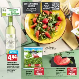 Gazetka promocyjna Hit - Grillbroschüre - Gazetka - ważna od 31.08 do 31.08.2024 - strona 2 - produkty: aktionspreis, beere, beeren, beutel, bio, cola, eis, elle, erdbeere, erdbeeren, flasche, florette, frucht, kartoffel, rebsortenweine, reis, rezept, rucola, salat, Schal, Schale, Ti, tisch, wein, weine