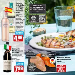 Gazetka promocyjna Hit - Grillbroschüre - Gazetka - ważna od 31.08 do 31.08.2024 - strona 4 - produkty: ACC, aktionspreis, auer, Bau, Bauer, brustfilet, eis, elle, ente, filet, flasche, freixenet, grill, hähnchen-brustfilet, hähnchenbrust, küche, monte, Montepulciano, natur, nuss, rebsortenweine, reis, rezept, rwe, salat, Ti, wein, weine