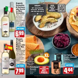 Gazetka promocyjna Hit - Grillbroschüre - Gazetka - ważna od 31.08 do 31.08.2024 - strona 8 - produkty: aktionspreis, avocado, Blüte, bulgur, eis, elle, flasche, früchte, früchten, kräuter, LG, mac, mandel, reis, rezept, Ria, rotkohl, salat, Ti, Tiere, wein, weine, Weißwein, wrap, wraps