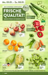 Gazetka promocyjna Aldi Nord - Aldi-Vorschau - Gazetka - ważna od 08.01 do 08.01.2022 - strona 2 - produkty: aldi, angebot, eis, elle, gurke, LG, orange, orangen, paprika, paprika rot, reis, rosen, Rosenkohl, saft, Saftorangen, Schal, Schale, spitzkohl, suppe, suppen, tafeläpfel, Ti