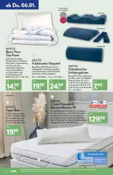 Gazetka promocyjna Aldi Nord - Aldi-Vorschau - Gazetka - ważna od 08.01 do 08.01.2022 - strona 20 - produkty: asti, Bau, baumwolle, bett, dell, elle, gin, kissen, Kissenbezug, Kniekissen, Liege, matratze, matratzen, merl, Mode, Plüsch, reine baumwolle, Ria, Rückenkissen, schnitten, steppbett, Ti, tisch, topper, tuc, wolle, ZTE