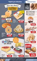 Gazetka promocyjna Combi - Prospekte - Gazetka - ważna od 29.01 do 29.01.2022 - strona 7 - produkty: albray, angebot, angebote, auer, backwaren, baguette, baguettes, Bau, Bauer, beutel, brötchen, chaumes, deutscher schnittkäse, doppelrahmstufe, eis, elle, emmi, französischer weichkäse, frischkäse, frischkäsezubereitung, Käse, Kürbis, kürbiskerne, mandarine, Muffin, nutella, reis, saint albray, schnittkäse, schweizer schnittkäse, Speck, Spezi, stube, Ti, uhr, weichkäse, weizenbrötchen, wurst