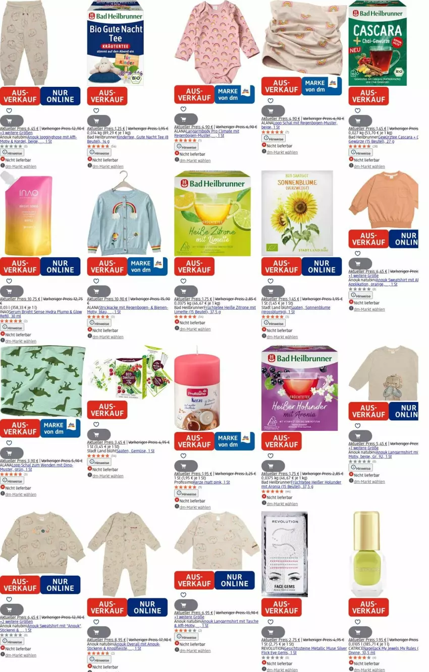 Aktueller Prospekt Dm Drogerie - Prospekte - von 21.07 bis 30.07.2025 - strona 24 - produkty: Bad, beutel, bio, blume, body, eis, elle, gewürz, gin, hose, Jogginghose, kerze, Kinder, kräuter, lack, Langarmshirt, limette, Mett, Nagellack, orange, Overall, Profissimo, reis, rel, rum, Schal, Serum, shirt, sim, sonnenblume, Sweatshirt, Tasche, tee, Ti, Wels, Yo, zitrone, ZTE