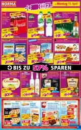 Gazetka promocyjna Norma - Norma - Gazetka - ważna od 22.04 do 22.04.2024 - strona 9 - produkty: ACC, auer, aufstrich, beutel, brot, brotaufstrich, chili, cola, dip, eier, eis, eistee, elle, erfrischungsgetränk, flakes, flasche, fleisch, französischer weichkäse, Geflügel, geflügelsalat, gelee, getränk, gewürz, hollandaise, kakao, Käse, kirsch, kuchen, kühlregal, mac, mango, melone, melonen, milch, natur, nuggets, nuss, pfirsich, pils, pilsner, pizza, portionsbeutel, pril, regal, rel, salami, salat, sauce, schinken, schoko, schokolade, Soße, Spezi, tee, Ti, vanille, wasser, wassermelone, wassermelonen, weichkäse