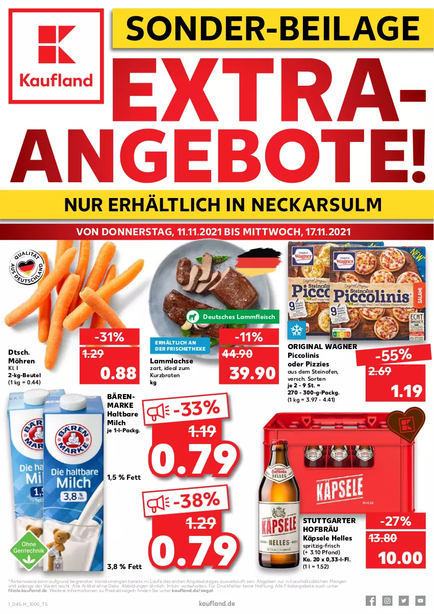 Aktueller Prospekt Kaufland - Spezielle Angebote - von 11.11 bis 17.11.2021 - strona 1