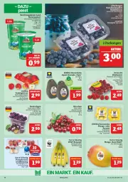 Gazetka promocyjna Marktkauf - Prospekt - Gazetka - ważna od 12.07 do 12.07.2025 - strona 14 - produkty: ananas, avocado, banane, bananen, Becher, beere, beeren, deka, driscoll's, eis, himbeer, himbeere, himbeeren, joghur, joghurt, kirsch, kirsche, kirschen, mango, natur, naturjoghurt, pfirsich, pfirsiche, plattpfirsiche, reis, tafeläpfel, Ti, Wild