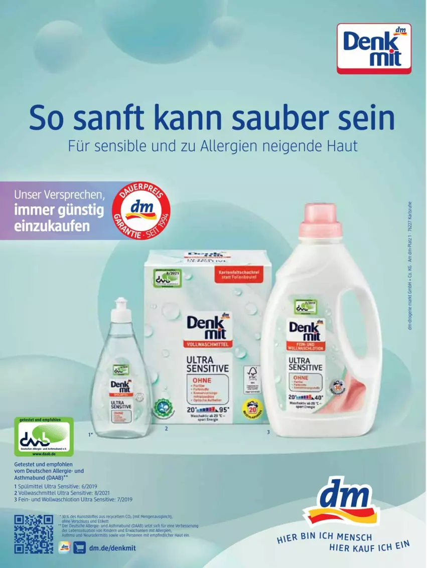 Aktueller Prospekt Dm Drogerie - Prospekte - von 01.04 bis 30.04.2023 - strona 2 - produkty: erde, Kinder, Lotion, mab, spülmittel, Ti, vollwaschmittel, Waschlotion, waschmittel