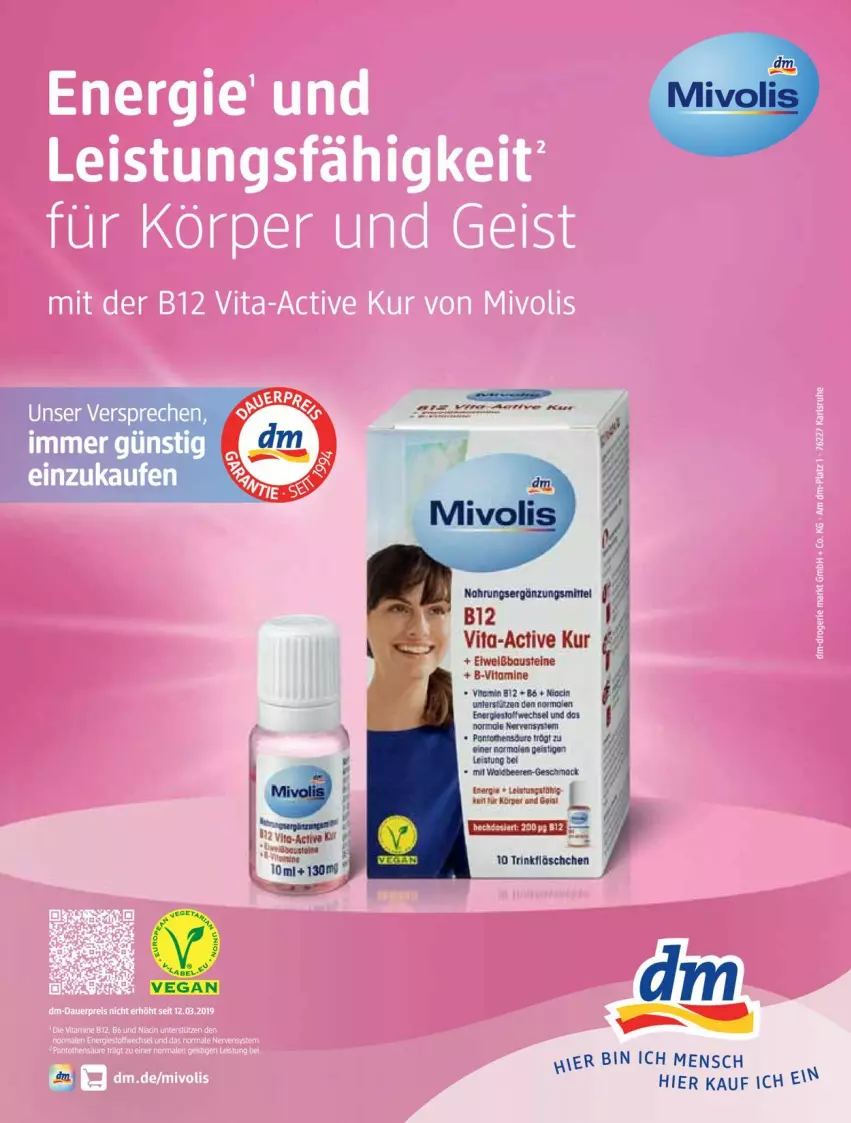 Aktueller Prospekt Dm Drogerie - Prospekte - von 01.04 bis 30.04.2023 - strona 62 - produkty: aust, Bau, eis, rwe, vita, Vitamine