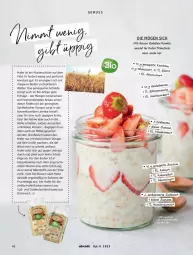 Gazetka promocyjna Dm Drogerie - Prospekte - Gazetka - ważna od 30.04 do 30.04.2023 - strona 46 - produkty: Alverde, auer, banane, Bau, Bauer, beere, beeren, bio, dünger, eis, elle, erde, esprit, frucht, hafer, haferflocken, heidelbeere, heidelbeeren, kakao, Kraut, leine, LG, mac, nuss, pril, ring, Soda, Ti, tisch, vanille, zitrone, zitronen, zucker