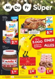 Gazetka promocyjna Netto Marken-Discount - Filial Angebote - Gazetka - ważna od 24.12 do 24.12.2021 - strona 30 - produkty: creme, Donut, donuts, duplo, eis, Heu, Kinder, kinder riegel, küche, Küchen, natur, ndk, nuss, nuss-nugat-creme, nutella, reis, rel, riegel, Ti, versandkostenfrei