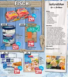 Gazetka promocyjna Aez - Prospekte - Gazetka - ważna od 05.02 do 05.02.2022 - strona 7 - produkty: aqua, aus dem kühlregal, Brei, cola, creme, eis, elle, escal, filet, fisch, fische, Fischer, frischkäse, frosta, frutti di mare, homann, honig, Käse, knoblauch, kräuter, kühlregal, lachs, marinade, pasta, pfeffer, Räucherlachs, regal, reis, rucola, salat, salz, saupiquet, Schere, schlemmerfilet, schmand, senf, teller, thunfisch, Ti, wrap, wraps