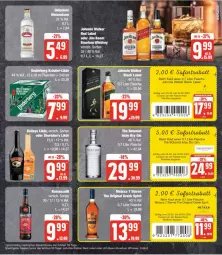 Gazetka promocyjna Edeka - Prospekte - Gazetka - ważna od 30.03 do 30.03.2024 - strona 23 - produkty: black label, bourbon, bourbon whiskey, coupon, dry gin, eis, flasche, gin, jim beam, johnnie walker, lack, Metaxa, reis, Ti, whiskey, ZTE