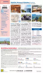 Gazetka promocyjna Lidl - Februar Reise-Highlights - Gazetka - ważna od 29.02 do 29.02.2024 - strona 2 - produkty: amaro, angebot, angebote, auer, Berger, Brei, buch, eis, elle, ente, erde, Heu, inklusivleistungen, klimatisierten reisebus, kreuzfahrten, krüger, LG, merci, pfanne, rama, reis, reiseveranstalter, reiseverlauf, reiss, rel, Ria, ring, salz, sim, simba, telefon, Ti, uhr, usb, wasser, Wild, Yo