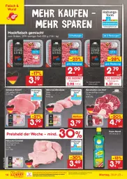 Gazetka promocyjna Netto Marken-Discount - Filial-Angebote - Gazetka - ważna od 04.02 do 04.02.2023 - strona 14 - produkty: bestpreis, braten, eis, fleisch, hackfleisch, hackfleisch gemischt, hähnchen-schenkel, henkel, kotelett, natur, ndk, rapso, rapsöl, reis, rind, saft, schenkel, schwein, schweine, schweinekotelett, steak, steaks, suppe, Ti, wein, weine, wurst