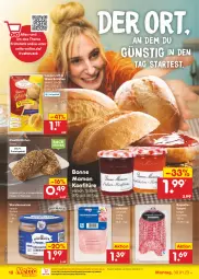 Gazetka promocyjna Netto Marken-Discount - Filial-Angebote - Gazetka - ważna od 04.02 do 04.02.2023 - strona 18 - produkty: angebot, backofen, baguette, baguettes, bestpreis, bonne maman, brötchen, coppenrath, eis, konfitüre, Konserven, mam, ndk, Ofen, reis, saft, salami, schinken, tesa, Ti, toast, Toastschinken, wurst, wurstkonserven