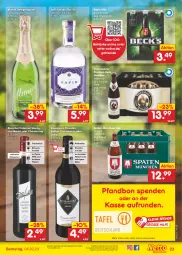 Gazetka promocyjna Netto Marken-Discount - Filial-Angebote - Gazetka - ważna od 04.02 do 04.02.2023 - strona 23 - produkty: angebot, aust, bestpreis, bier, cabernet, cabernet sauvignon, chardonnay, dry gin, eis, fleisch, franziskaner, getränk, getränke, gin, Hefe, jahrgangssekt, Käse, leine, london dry, london dry gin, merl, merlot, mumm, natur, pasta, pils, reis, rotwein, sauvignon, sekt, Spaten, Ti, wein, Wild, ZTE