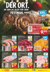 Gazetka promocyjna Netto Marken-Discount - Filial Angebote - Gazetka - ważna od 24.12 do 24.12.2021 - strona 14 - produkty: bier, bio, cordon bleu, eis, elle, filet, geschnetzeltes, gulasch, hähnchen-schenkel, henkel, Käse, küche, natur, ndk, pute, reis, rind, rinder, rouladen, saft, schenkel, schinken, schnitten, schwein, steak, steaks, Ti, versandkostenfrei, wein, Zelt