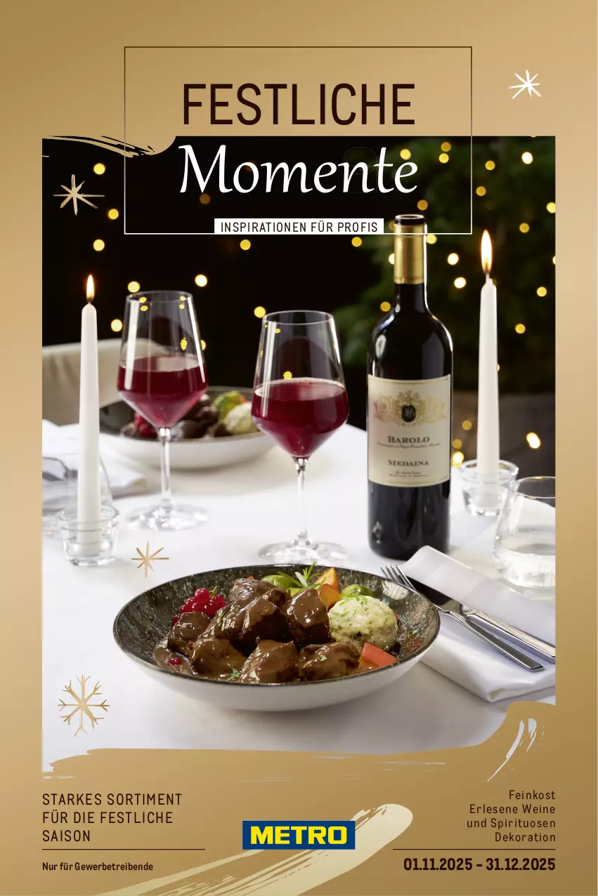 Aktueller Prospekt Metro - Saisonkatalog