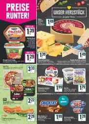 Gazetka promocyjna E Center - Angebote der Woche - Gazetka - ważna od 02.04 do 02.04.2022 - strona 10 - produkty: almkäse, Alpenhain, angebot, bavaria blu, Becher, bergader, brot, camembert, camembert creme, creme, deutscher weichkäse, eis, emmentaler, fleisch, fleischwurst, frischkäse, gin, halbfester schnittkäse, hartkäse, Käse, kerrygold, mars, milch, mit paprika, natur, obazda, paprika, pizza, Ria, rotkäppchen, schnittkäse, schweizer hartkäse, snickers, soja, Spezi, Ti, Vegeta, venda, weichkäse, wurst