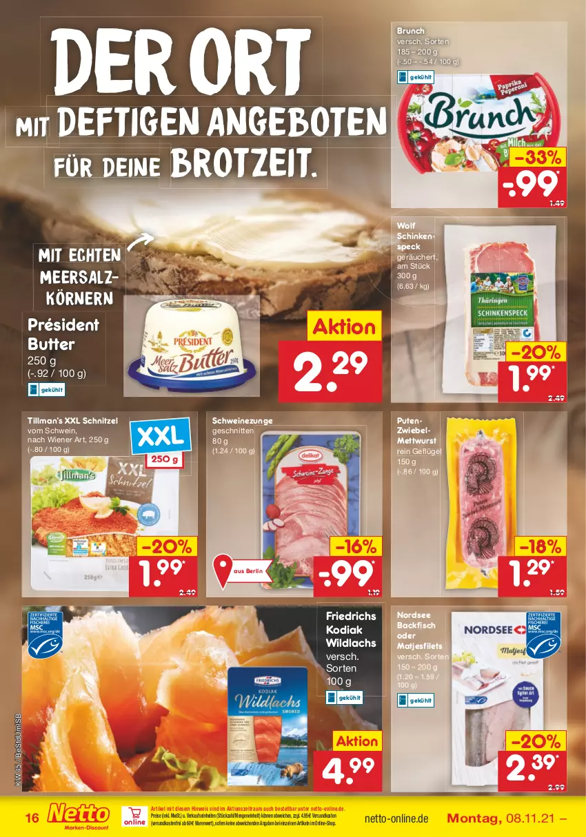 Aktueller Prospekt Netto Marken-Discount - Filial Angebote - von 08.11 bis 13.11.2021 - strona 16