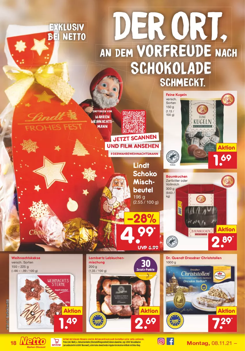 Aktueller Prospekt Netto Marken-Discount - Filial Angebote - von 08.11 bis 13.11.2021 - strona 18