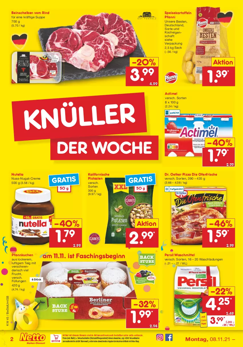 Aktueller Prospekt Netto Marken-Discount - Filial Angebote - von 08.11 bis 13.11.2021 - strona 2