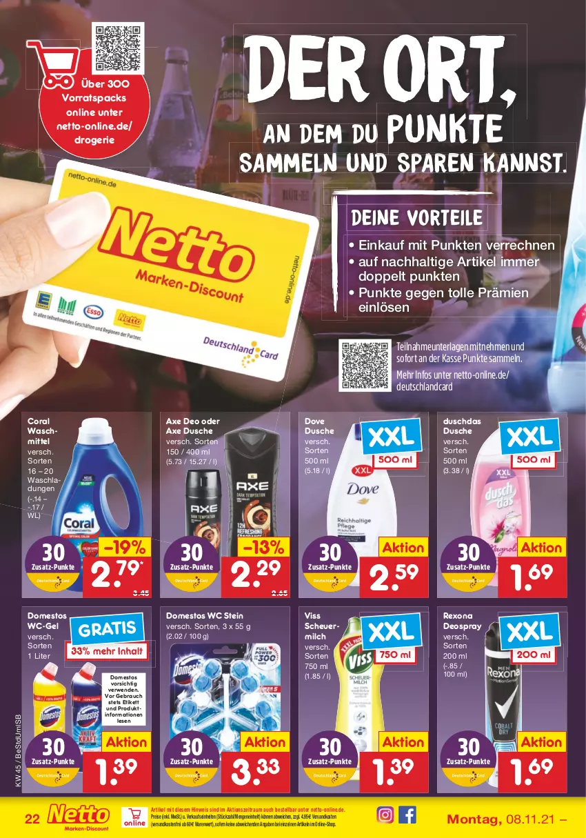 Aktueller Prospekt Netto Marken-Discount - Filial Angebote - von 08.11 bis 13.11.2021 - strona 22