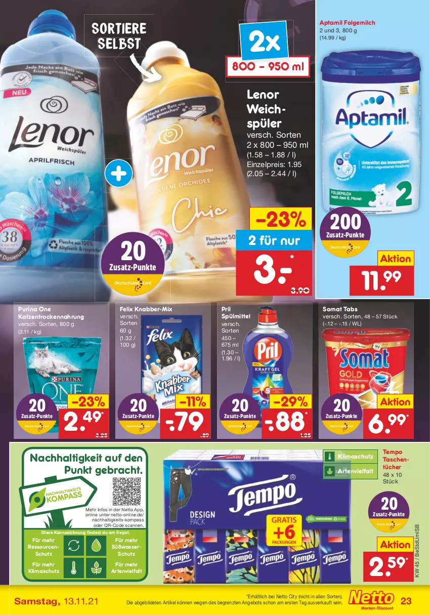 Aktueller Prospekt Netto Marken-Discount - Filial Angebote - von 08.11 bis 13.11.2021 - strona 23