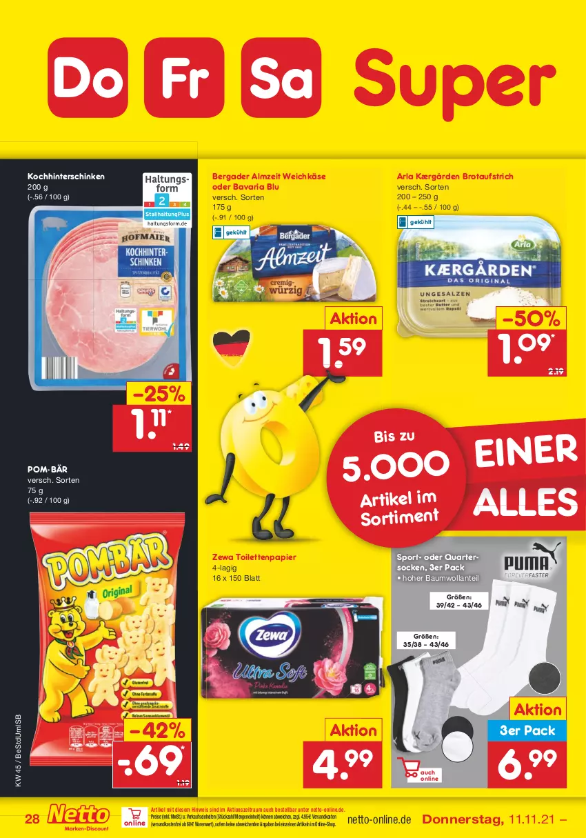 Aktueller Prospekt Netto Marken-Discount - Filial Angebote - von 08.11 bis 13.11.2021 - strona 28