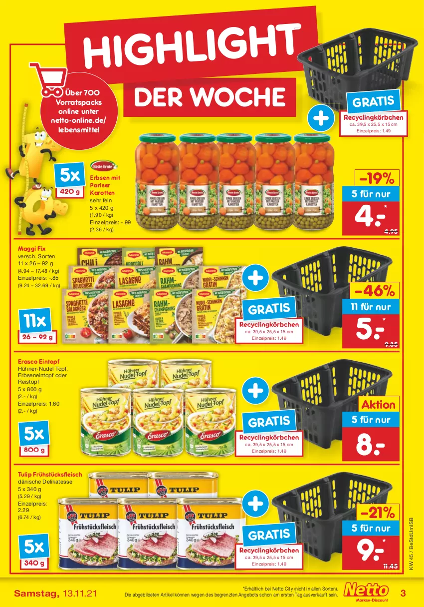 Aktueller Prospekt Netto Marken-Discount - Filial Angebote - von 08.11 bis 13.11.2021 - strona 3