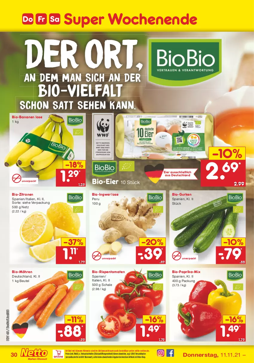 Aktueller Prospekt Netto Marken-Discount - Filial Angebote - von 08.11 bis 13.11.2021 - strona 30