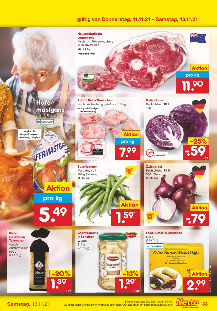 Aktueller Prospekt Netto Marken-Discount - Filial Angebote - von 08.11 bis 13.11.2021 - strona 33