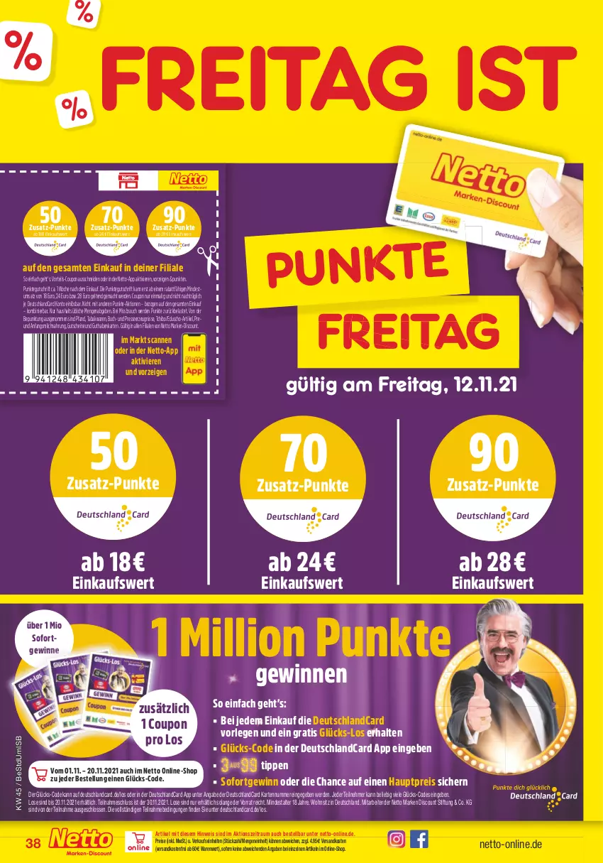 Aktueller Prospekt Netto Marken-Discount - Filial Angebote - von 08.11 bis 13.11.2021 - strona 38