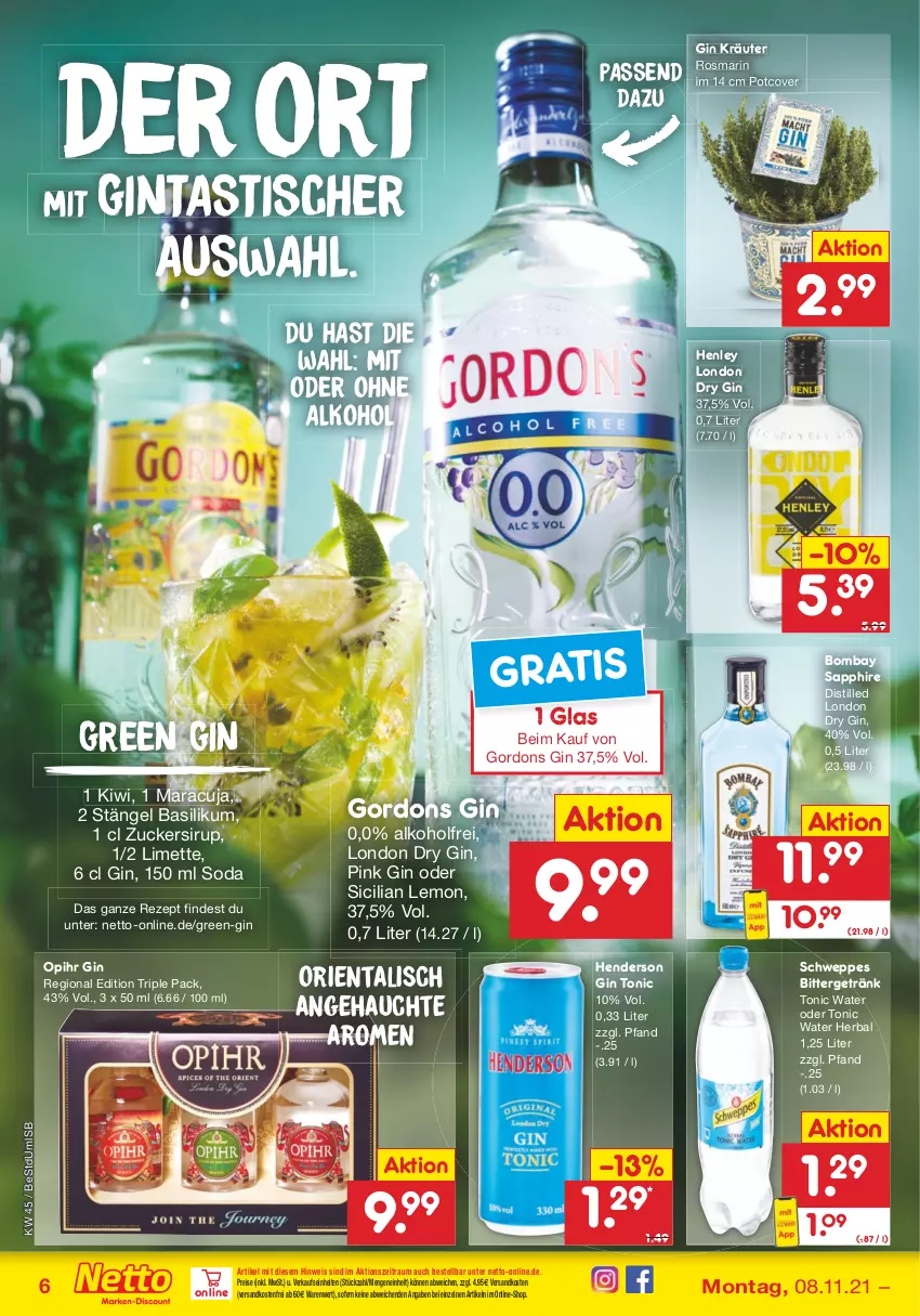 Aktueller Prospekt Netto Marken-Discount - Filial Angebote - von 08.11 bis 13.11.2021 - strona 6