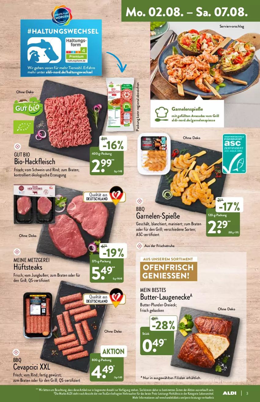 Aktueller Prospekt Aldi Nord - Aldi-Vorschau - von 02.08 bis 07.08.2021 - strona 3