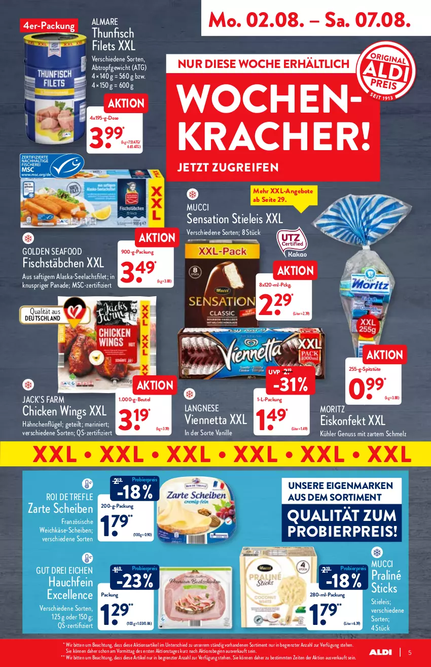 Aktueller Prospekt Aldi Nord - Aldi-Vorschau - von 02.08 bis 07.08.2021 - strona 5