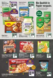 Gazetka promocyjna Edeka - Angebote der Woche - Gazetka - ważna od 26.02 do 26.02.2022 - strona 13 - produkty: baguette, baguettes, berliner, beutel, bio, Bistro Baguette, eis, Gesundheit, gin, himbeer, hollandaise, knorr, knorr fix, langnese, langnese eis, mac, maggi, original wagner, papier, piccolinis, sauce, saucen, tee, thomy, thomy les sauces, Ti, wagner, Zabler