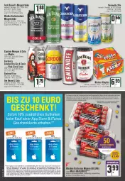 Gazetka promocyjna Edeka - Angebote der Woche - Gazetka - ważna od 26.02 do 26.02.2022 - strona 22 - produkty: angebot, angebotspreis, Apple, auto, batterie, batterien, bourbon, Cap, captain morgan, cola, deutschland card, deutschlandcard, dry gin, eis, erde, getränk, getränke, gin, Gorbatschow, gordon, Gordon’s, jack daniel, jack daniel's, jim beam, kleiner klopfer, leine, LG, london dry, london dry gin, Mixgetränk, mojito, reis, rwe, smirnoff, Ti, tisch, tonic, usb, whiskey, wodka