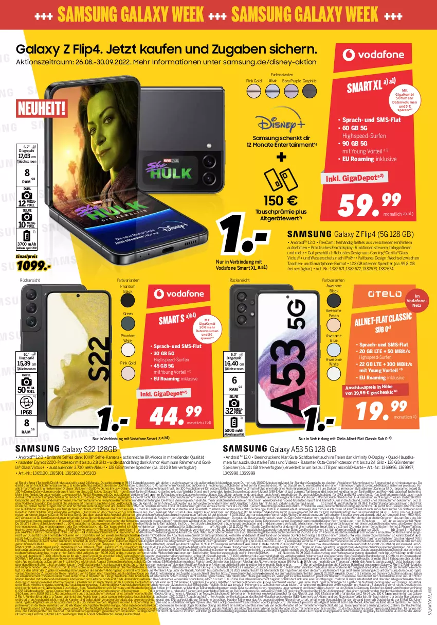 Aktueller Prospekt Medimax - MEDIMAX Prospekt KW39 2022 - von 23.09 bis 29.09.2022 - strona 3 - produkty: ACC, akku, angebot, angebote, auer, aust, auto, Bank, Bau, beko, Berger, Brei, brita, buch, coupon, coupons, dell, deo, disney, eis, elle, ente, erde, gin, gutschein, gutscheine, Handy, hauptkamera, HP, kamera, lack, Laufen, LG, microsd, Mode, ndk, neuheit, octa-core prozessor, quad, Rauch, reis, resa, Ria, ring, rwe, Samsung, samsung galaxy, SANTE, Schal, sim, smartphone, smartphones, spee, Surf, Tasche, taschen, telefon, Ti, tisch, touchscreen, uhr, usb, vodafone, wasser, WICK, Yo, ZTE