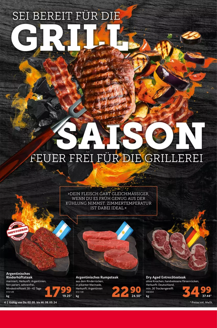 Aktueller Prospekt Selgros - Food - von 02.05 bis 08.05.2024 - strona 4 - produkty: eis, hüftsteak, marinade, reis, rind, rinder, rum, rumpsteak, steak, Ti