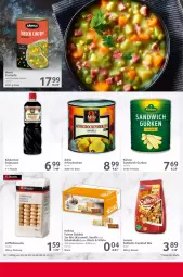 Gazetka promocyjna Selgros - Food - Gazetka - ważna od 08.05 do 08.05.2024 - strona 30 - produkty: Artischocken, beutel, cocktail, eintöpfe, eis, flasche, gurke, gurken, karamell, kikkoman, Kühne, lack, Löffel, lorenz, natur, reis, rel, Ria, saltletts, sandwich, sauce, schoko, schokolade, soja, sojasauce, Ti, tisch, vanille